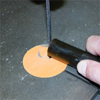 Bandsaw Finishing Stone for improved finish and blade performance